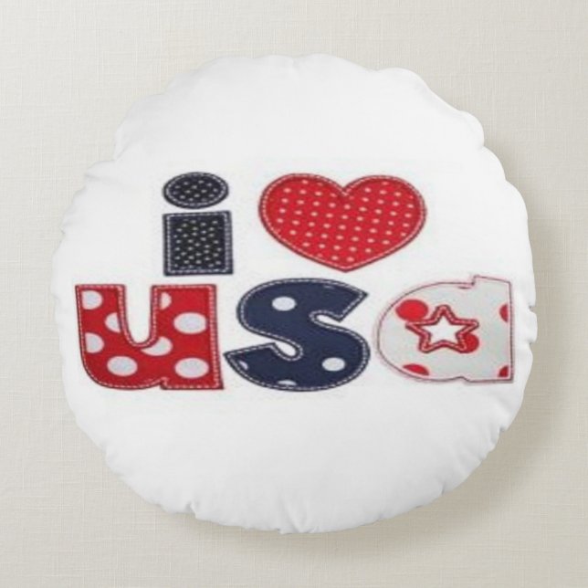 Round Pillow. Pillow (Front)