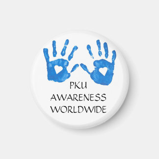 ROUND PKU AWARENESS Magnet