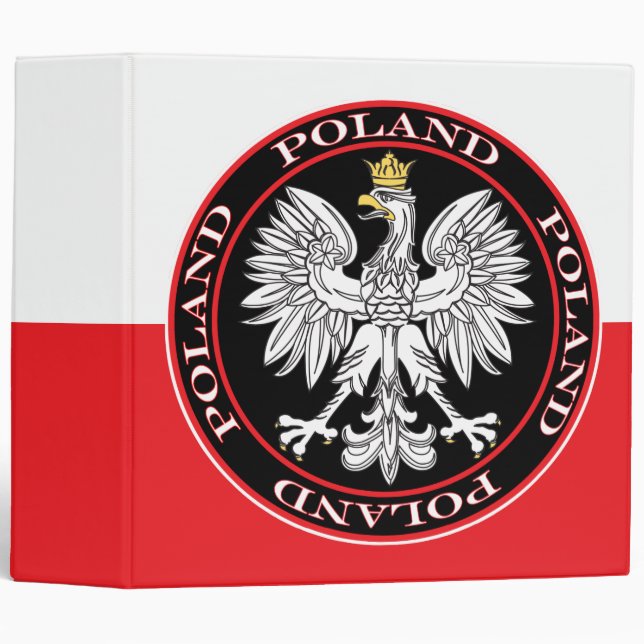 Round Polish Eagle Binder (Front/Spine)