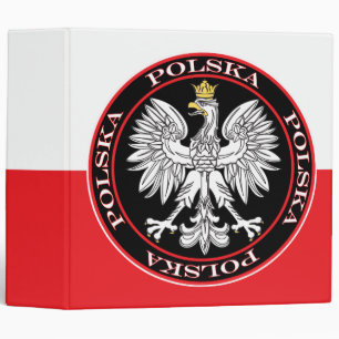 Round Polska Eagle Binder