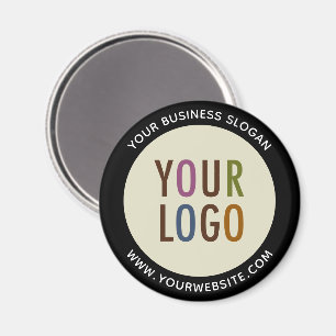 Round Promotional Fridge Magnet Your Company Logo