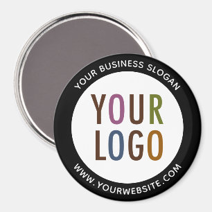 Round Promotional Fridge Magnet Your Company Logo