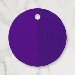 Round Purple Dual-Texture Favour Tags – Customize