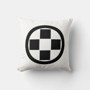 Round quarry throw pillow