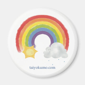 Round Rainbow Magnet
