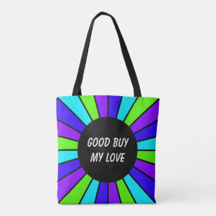Round Rays Frame 07 + your backgr. & ideas Tote Bag