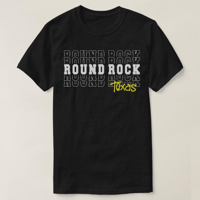 Round Rock city Texas Round Rock TX T-Shirt (Design Front)