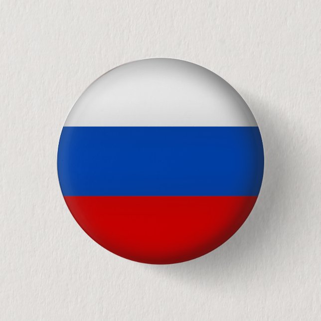 Round Russia 1 Inch Round Button (Front)