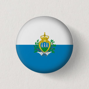 Round San Marino 1 Inch Round Button