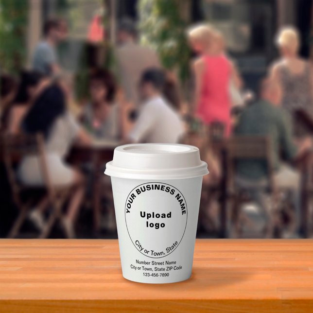 Round Shape Business Brand on Paper Cup (Creator Uploaded)