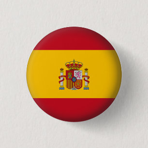 Round Spain 1 Inch Round Button
