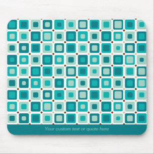 Round Square Pattern Mousepad