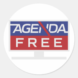 Round sticker