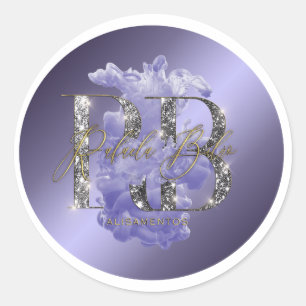 Round sticker
