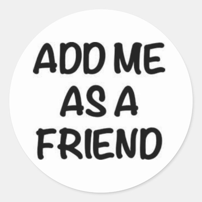 Round Sticker (Front)