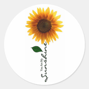 Round Stickers - You Are My Sunshine