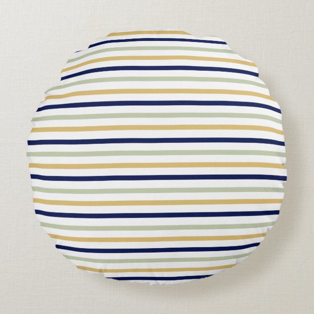Round Striped  Pillow (Front)