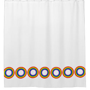 Round Stripes Frame Rainbow Flag Colours