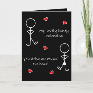 Round the Bend Valentine Holiday Card