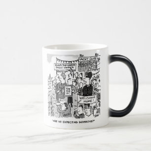 Round the World Yachtsman - Sailing Theme Magic Mug