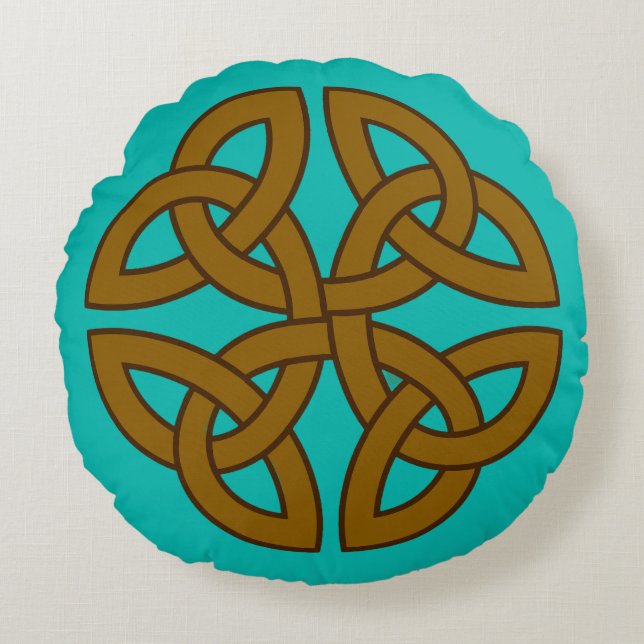 Round Throw Pillow (Front)