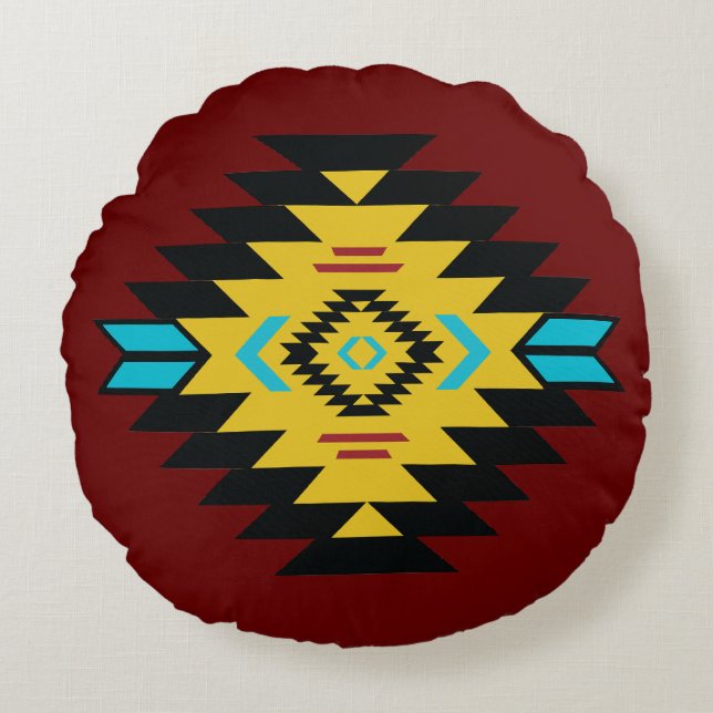 Round Throw Pillow (Front)