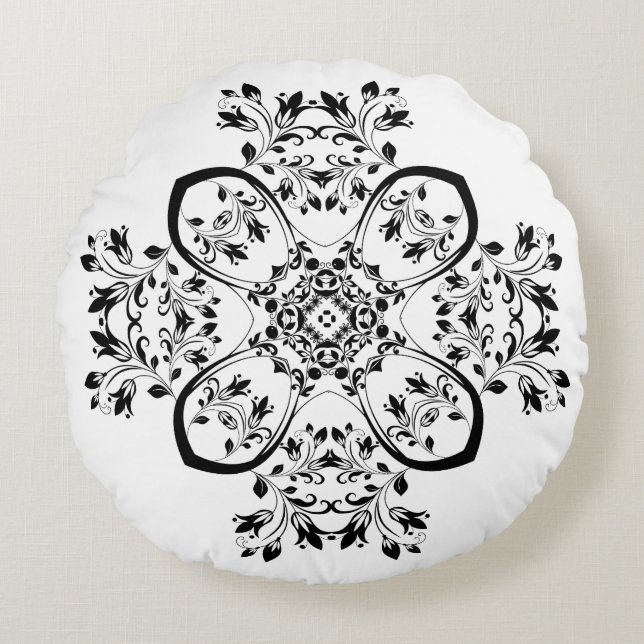 Round Throw Pillow (16") (Front)