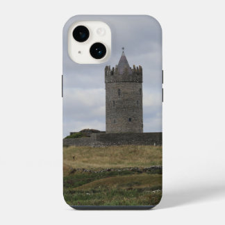 Round tower castle County Clare Ireland iPhone 14 Case