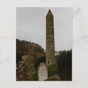 Round Tower, Glendalough, Co. Wicklow, Ireland Postcard