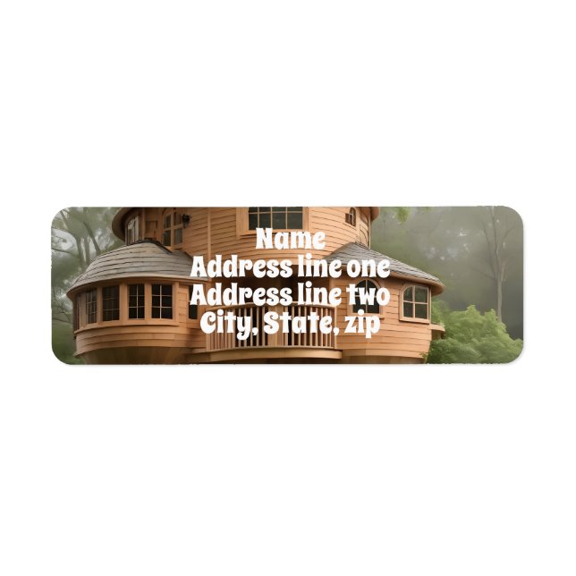 Round tree house  (Front)