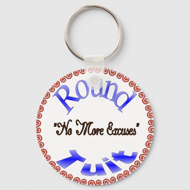 Round Tuit Keychain (Front)