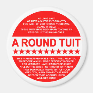 Round Tuit Magnet