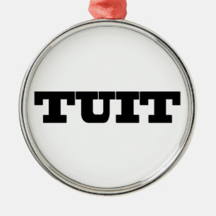 Round Tuit Metal Ornament