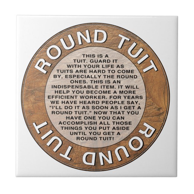 Round Tuit Tile (Front)