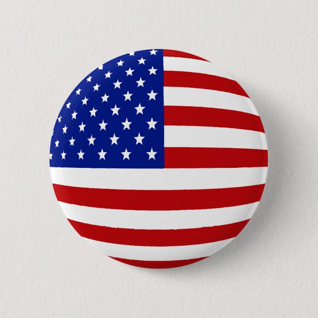 ROUND US FLAG 2 INCH ROUND BUTTON (Front)