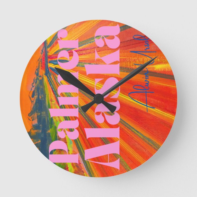 Round Wall Clock (Front)