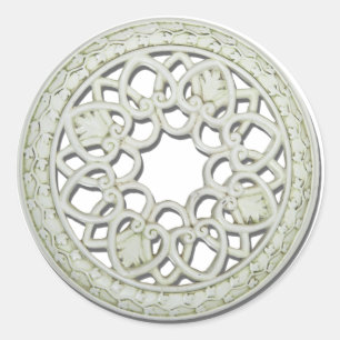 RoundDecorativeTile112810 Classic Round Sticker