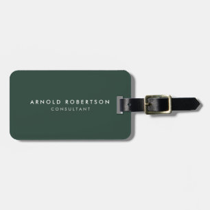 Rounded Corner Different Colours Two Sided Modern Luggage Tag