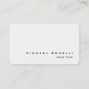 Rounded Corner Simple Professional Business Card