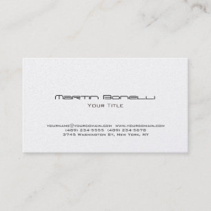 Rounded Corner Simple Trendy Business Card