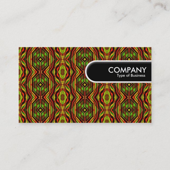 Rounded Edge Tag - Art Deco Style (Front)