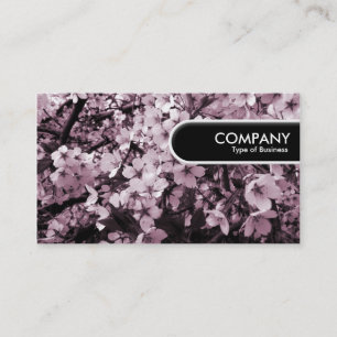 Rounded Edge Tag - Cherry Blossom