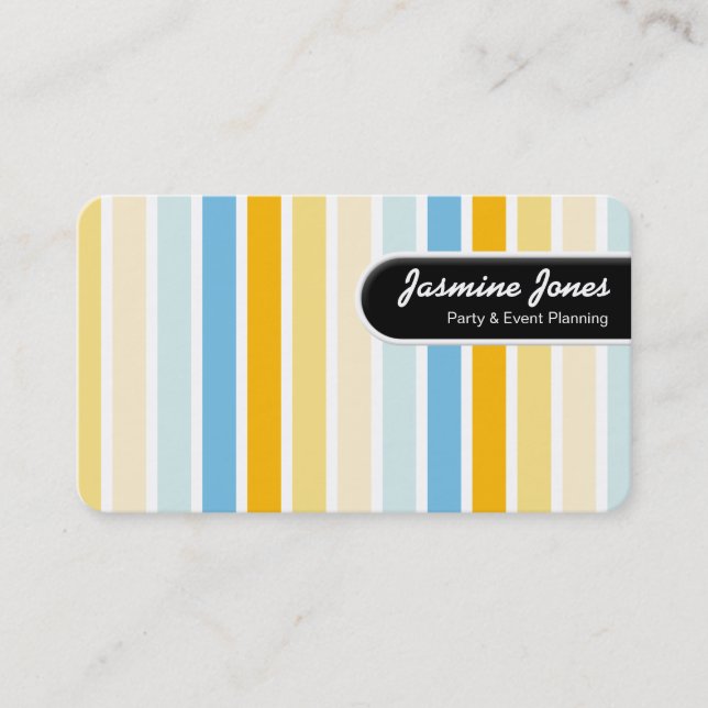 Rounded Edge Tag - Colour Stripes 02 (Round Cnrs) (Front)
