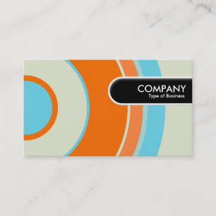 Rounded Edge Tag - Colourful Circle 03
