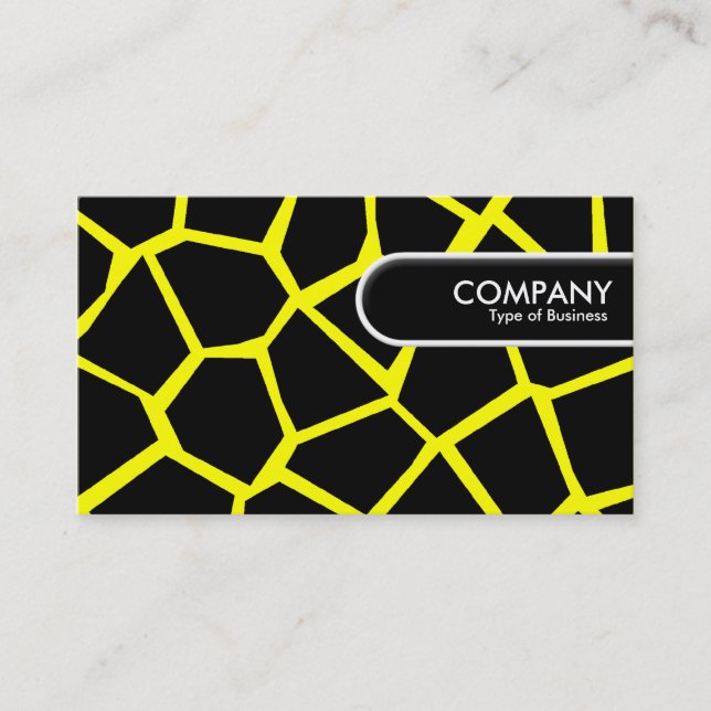 Rounded Edge Tag - GoGiraffe Yellow FFFF00 (Front)