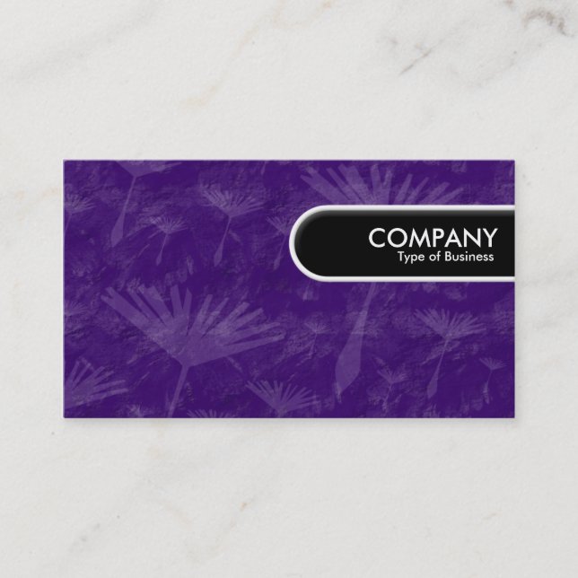 Rounded Edge Tag - Purple Earth (Front)
