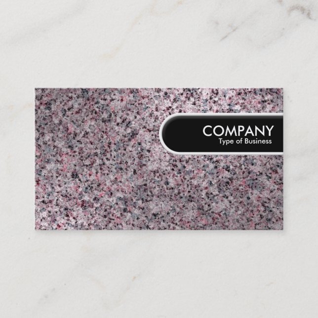 Rounded Edge Tag - Warm Granite (Front)