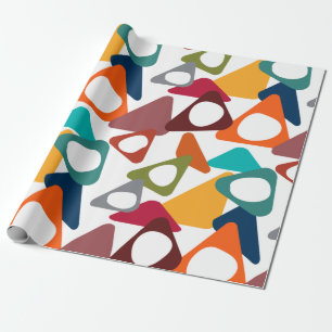 Rounded Triangles Wrapping Paper