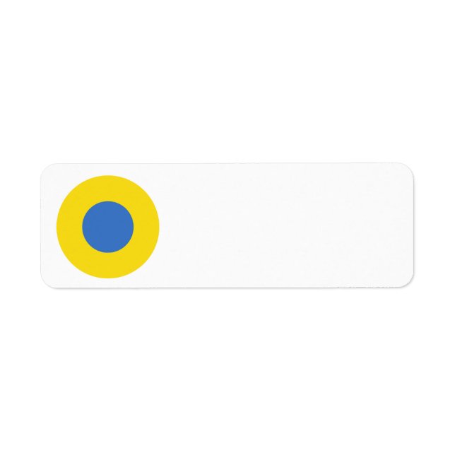 Roundel de l'armée de l'air ukrainienne (Devant)