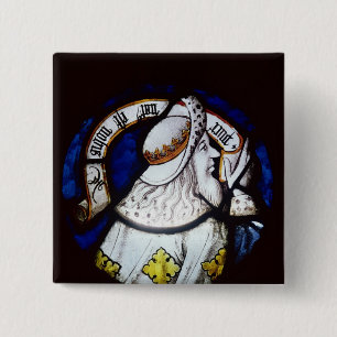 Roundel of the prophet Isaiah 2 Inch Square Button